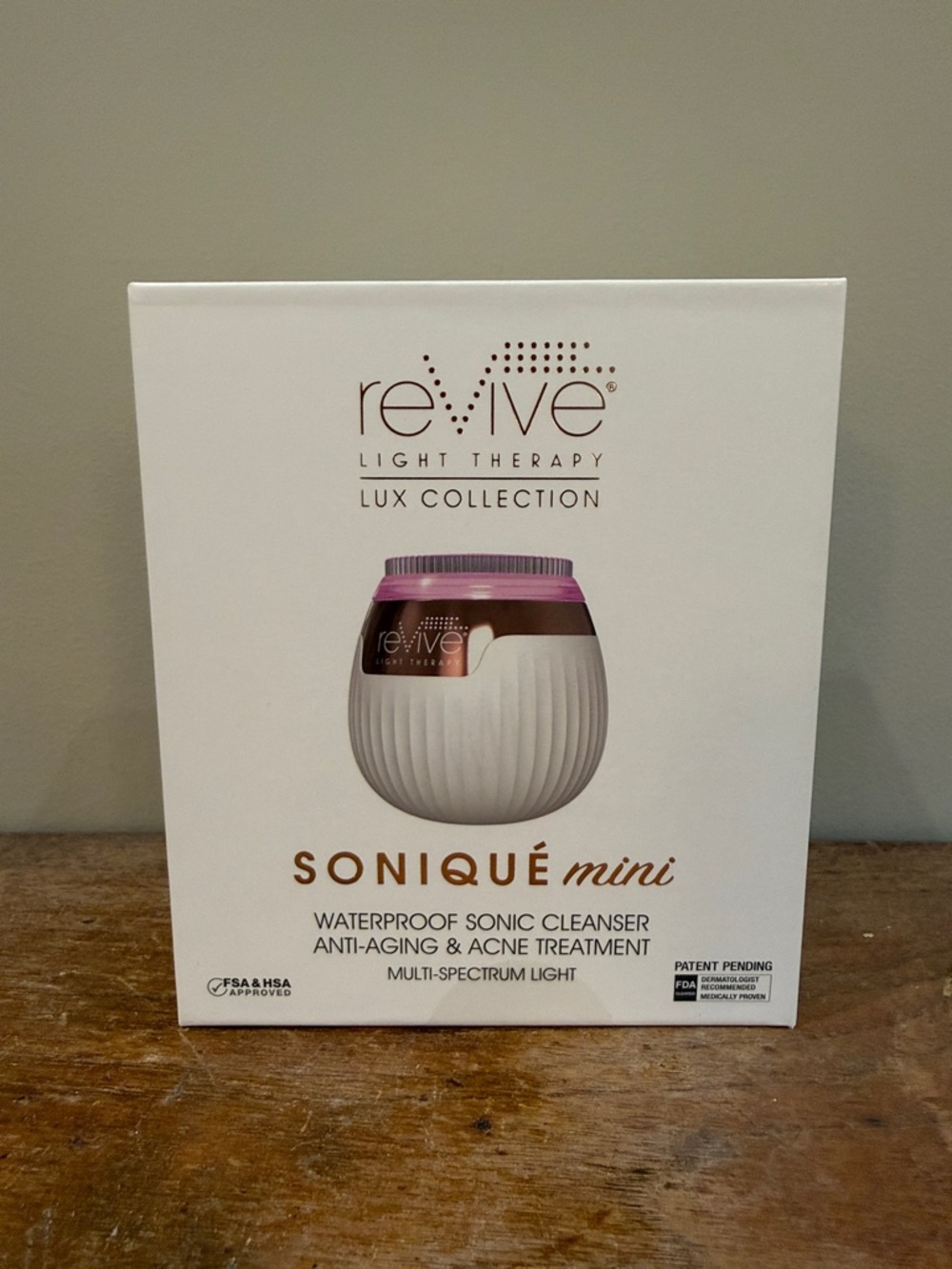 Sonique Mini Waterproof Sonic Cleanser - Anti-Aging and Acne Treatment